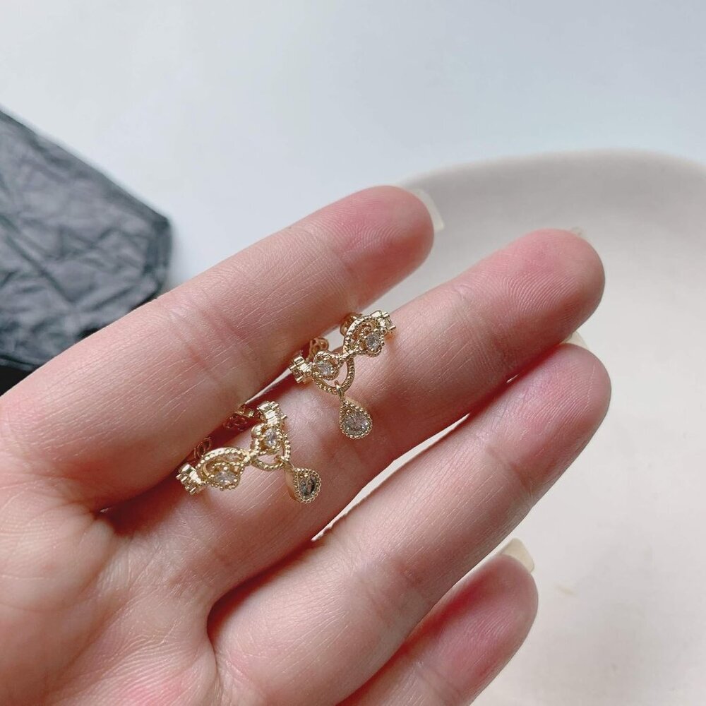 Without Pierced Ear Bone Folder Punk Fashion Ear Cuff Wrap Rhinestone Cartilage - Picture 5 of 6